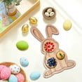 thumbnail image 4 of Generic Rabbit Shaped Charcuterie Board Wood Bunny Cutting Tray Cheese Platter Serving Board Platter Dessert Serving Tray Holiday Salad Dish Fruit Plate, 4 of 6