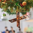 thumbnail image 1 of 2D Acrylic Christmas Double Print Pendant for Bookshelf with English Letter Modeling Design, 1 of 6