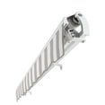 thumbnail image 6 of Awntech 8 Ft Maui Left Motorized Heavy Duty Patio Retractable Awning (96in x 9.25in x 78in), Gray/White Stripe, 6 of 8
