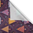 thumbnail image 3 of Ambesonne Christmas Kitchen Curtains, Tree Rhombus, 55"x39", Multicolor, 3 of 3