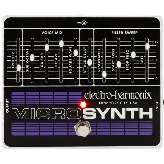 Electro-Harmonix Micro Synth Analog Guitar Synth Pedal