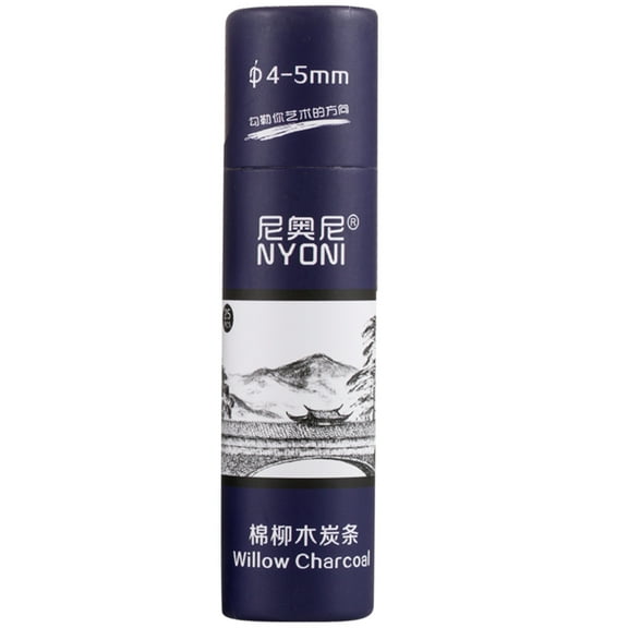 25 Pcs Charcoal Bar Sketch Pencils Woodless Graphite Electric Sharpener Black