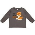 thumbnail image 3 of Inktastic Just a Wee Bit Wild- cute tiger cub Boys or Girls Long Sleeve Toddler T-Shirt, 3 of 5