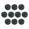 thumbnail image 1 of Unique Bargains 12 Pcs Wicker Rattan Balls 1.6 Inch Rattan Decorative Balls for Vase Fillers Home Decor Black, 1 of 5