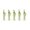 Green, variant on Fish-Mouth Design Automatic Needle Threaders Quick Self-Threading Sewing Tool Ergonomic Plastic Loop Helper for Sewing Machines 3.3cm (1.3 Inch)