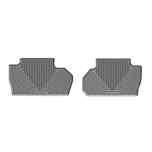 WeatherTech All-Weather Floor Mats compatible with Silverado 1500, Sierra 1500 Limited, Silverado 2500HD/3500HD, Silverado LD 1500, Sierra 1500, Sierra 2500HD/3500HD - 2nd Row, Grey