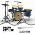 thumbnail image 3 of CTIRCHIU 1Set Adjustable Cowbell Mount Clamp Silver Metal for Percussion Instruments Outdoor Performance, 3 of 8
