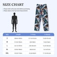 thumbnail image 3 of Mens Pajama Pants, colorful snow board Soft Sleep & Lounge Pants for Men, Cuteness Casual PJ Bottoms Pants with Pockets, 3 of 7