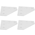 thumbnail image 2 of Placa de unión Exterior Aluminio Refuerzo de conexión Conexión en ángulo recto 4 piezas 5 agujeros Tipo 4040 Ccdes Otros, 2 of 8