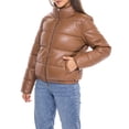 thumbnail image 3 of S.E.B. by Sebby Faux Leather Puffer Jacket (Women’s), 3 of 6