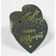 thumbnail image 2 of Inkdotpot Real Gold Foil Happy Retirement Tags Favor Hang Paper Tags 100 Pieces, 2 of 6
