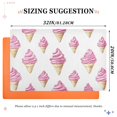 thumbnail image 6 of Yayeee Doormat for Inside 20"x32" Absorbent Low-Profile Washable Non-Slip Rubber Backed Entryway Rug, Pink Cartoon Ice Cream, 6 of 8