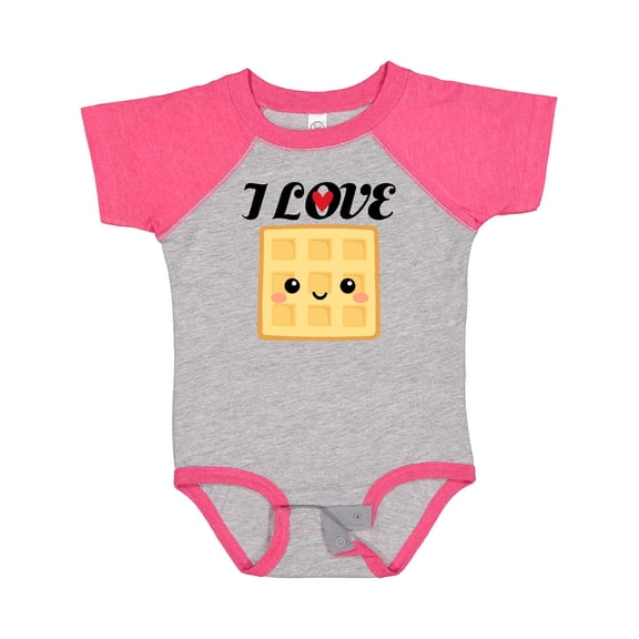 Inktastic Waffle Lover I Love Waffles Boys or Girls Baby Bodysuit