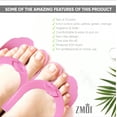 thumbnail image 4 of Pedicure Slippers – EVA Foam 24 Pairs – One Size Fits All Disposable Anti-Slip Flip Flops for Pedicure – Comfortable and Safe – 4 Fun Colors – Ideal for Spa, Nail Salon, 4 of 8