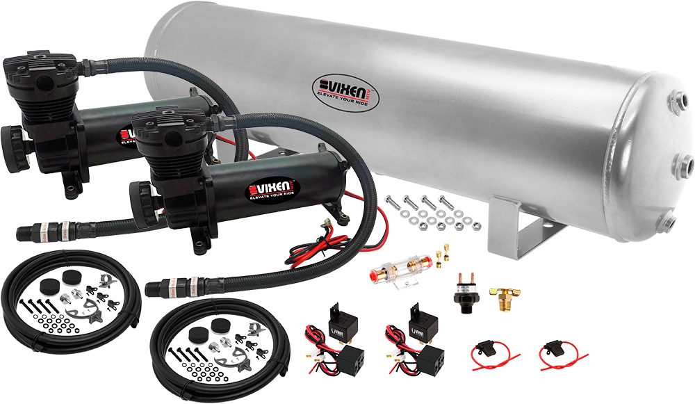 Vixen Air Suspension Kit for Truck/Car Bag/Air Ride/Spring. On Board