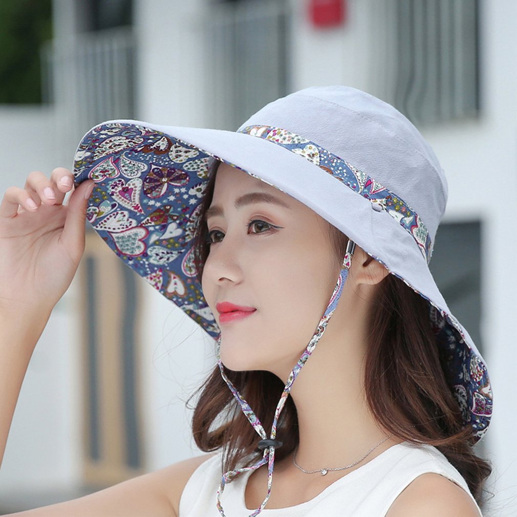 Anti-UV Sunscreen Soft Wide Brim Hat 