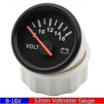 thumbnail image 1 of unique Red Backlight 52 Mm Gauge Marine Voltmeter 8-16 Volts For Caravan Car Boat Motorcycle Volt Meter Aut, 1 of 1