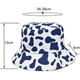 thumbnail image 2 of CoCopeaunts Cow Bucket Hat for Women Packable Double-Sided Wear Summer Cotton Men Fisherman Hat Beach Outdoor Sunshade Caps, 2 of 8