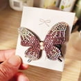 thumbnail image 4 of Diamond Butterfly Rhinestone Hairpin (Hair Jewelry) for Women, 4 of 15