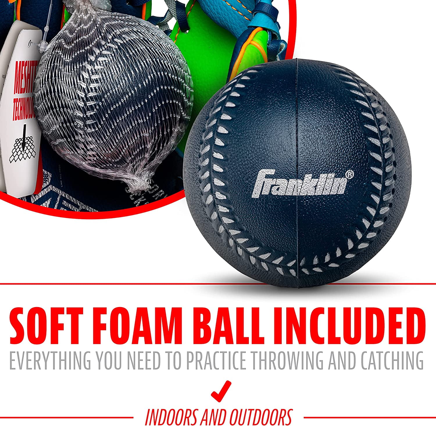 Mua Franklin Sports Baseball + Softball Gloves - Field Master Adult + Youth Baseball + Softball
