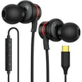 thumbnail image 1 of GFDYREE Écouteurs USB-C, Écouteurs USB Type-C Filaires Intra-Auriculaires Magnétiques à Réduction de Bruit avec Microphone pour iPhone 15 Pro Max Plus, iPad Pro, Samsung Galaxy S23 S22 S21 S20, Note 10, 1 of 7