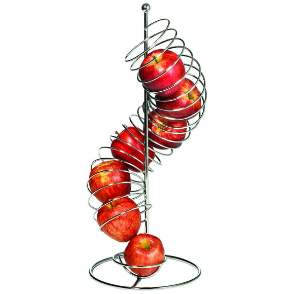 TableCraft Products FSP1507 Spiral Fruit Basket, 18.5" Height. 4.25" Diameter