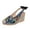 Multicolour, variant on Wedges for Women Dressy Summer Platform Espadrille Wedge Sandals Closed Toe Pumps with Ankle Strap