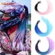 thumbnail image 2 of 24 Pulgadas Casco Trenza Coletas Cola De Caballo Para Las Mujeres De La Motocicleta Trenzas Con Ventosa, 2 of 4