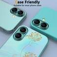 thumbnail image 2 of for iPhone 16 Plus Tempered Glass Camera Lens Protector, Luxury Slim Fit Anti-Scrach Anti-Fingerprint Anti-drop Dust-proof Lens Film for iPhone 16 Plus, Lightgreen, 2 of 5