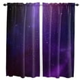 thumbnail image 2 of Purple Galaxy Planet Curtains For Living Room Bedroom Window Treatment Home Decoration Drapes Kitchen Curtain, 2 of 7