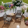 thumbnail image 5 of Okeysen 1 Outdoor Plywood Dining Arm Chairs - Set of 2, Gray, 5 of 11