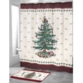 thumbnail image 2 of Spode® Christmas Tree Tartan Shower Curtain, 2 of 2