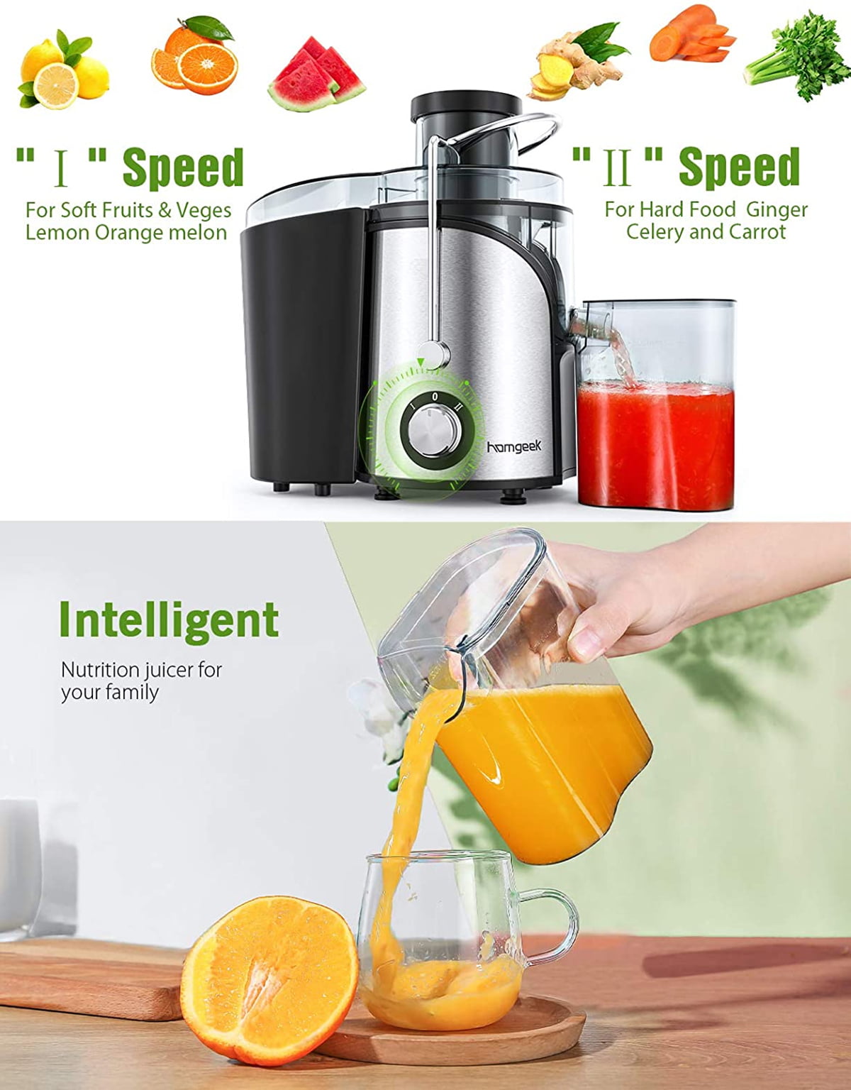 homgeek juicers Fast juicering for Home 