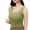 Green, variant on Lovzfmll Women's Thermal Top with Round Neck Sleeveless, Thin Version with Front and Back Pockets and German Velvet for Warmth