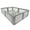 Light Gray, variant on Baby Playpen, 70×61 In Play Yard, Foldable Large Playpens for Babies and Toddlers, with Mat and Carry Bag, Indoor & Outdoor Pack and Play, Oxford Fabric, Dark Gray