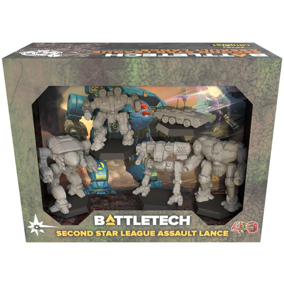 Juego de mesa de miniaturas Catalyst Game Labs Second Star League Assault Lance 5