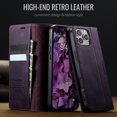thumbnail image 6 of ShellTech Compatible with iPhone 16 Plus Soft TPU PU Leather Case Flip Magnetic Stand Flip Protective Cover Leather Wallet Case with ID & Credit Card Slots Holder Case,Purple, 6 of 8