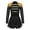 Black A, variant on Ocealan Kids Girls Drummer Costume Sequins Tassel Dance Leotard Dress School Majorette Uniform Purple 16
