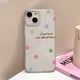 thumbnail image 3 of Funda de teléfono con flores para iPhone 16 Pro, funda trasera de piel sedosa delgada translúcida para iPhone 15 13 11 12 14 Pro Max 13 Mini 16 Plus, 3 of 5