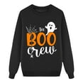 thumbnail image 2 of Fgnfyis Dad Funny Halloween Prints Sweatshirts for Family Long Sleeve Xmas Cute Pullover Family Halloween Pajamas Matching Outfit for Men Black_006 L, 2 of 5