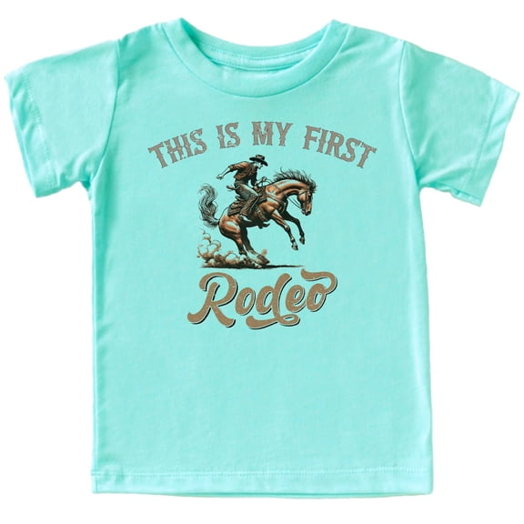 This is My First Rodeo Birthday Shirt for Baby Girls or Boys Country Western Theme 1st Bday Outfit Chill Shirt 12 Months