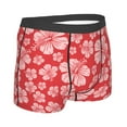 thumbnail image 4 of Uemuo Red Hibiscus Flower Pattern Men's Boxer Briefs,Trunk Anti-Chafing,Comfortable, Durable, and Stylish Underwear-XX-Large, 4 of 9
