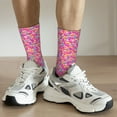 thumbnail image 6 of Vsdgher Colorful Donuts 1 Crew Socks for Men & Women, Breathable Casual Athletic Ankle Socks, 6 of 6