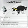 thumbnail image 2 of M optimized Car Dollies Set of 2, Car Wheel Dolly for Garage Moving Car, Vehicle Dolly Heavy-Duty for Motorcycles, Disabled Units, Trucks, Dirt Bike, Trailers, 2 of 8
