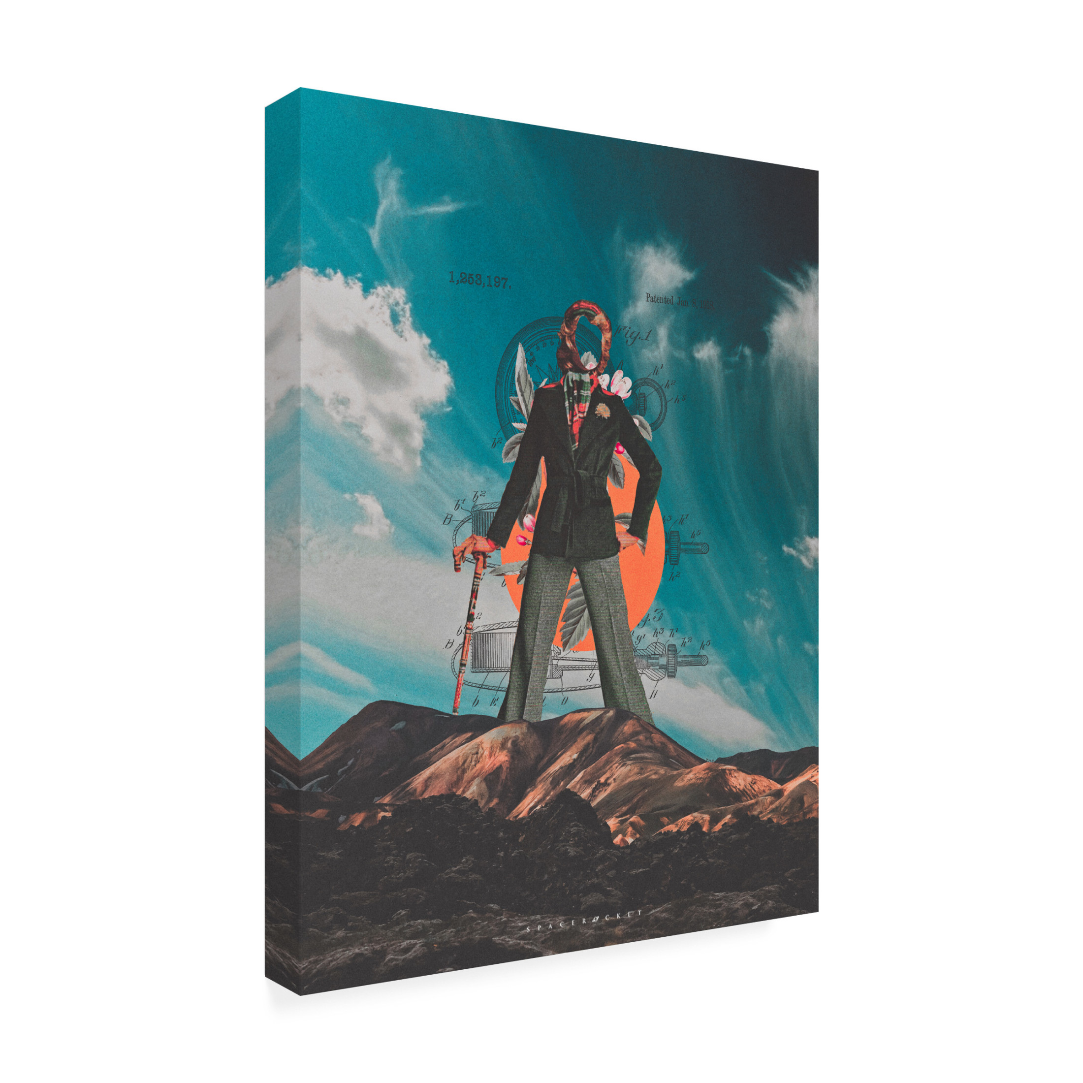 Trademark Fine Art spacerocket art  170 Canvas Wall Art
