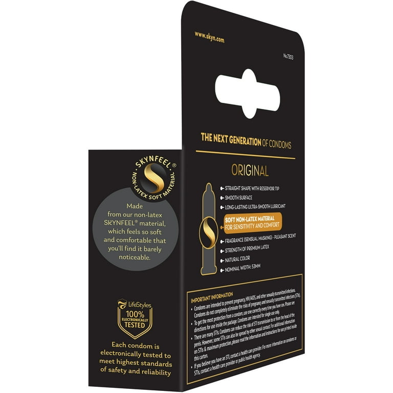SKYN Non-Latex Lubricated Condoms, Original, 3 Count HSA/FSA Eligible - Walmart.com SKYN Non-Latex Lubricated Condoms, Original, 3 Count HSA/FSA Eligible - Walmart.com