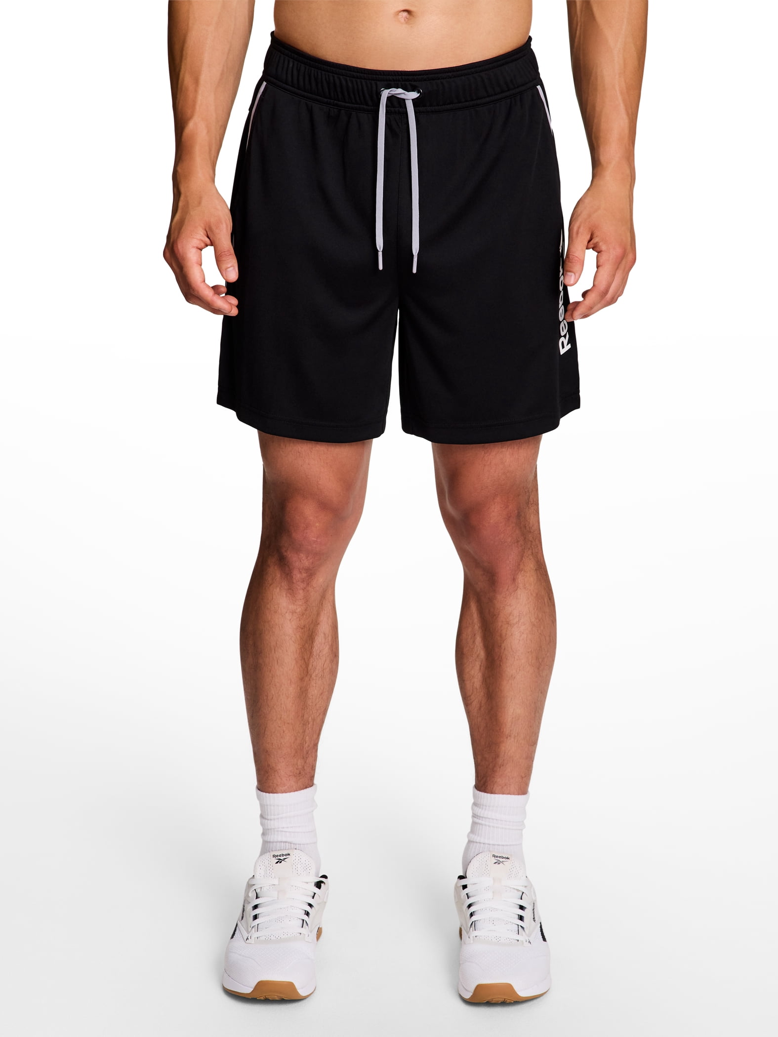 Reebok Men's Reebok Men's and Big Men's Champ Knit Performance Shorts, 6" Inseam, Sizes XS-3XL