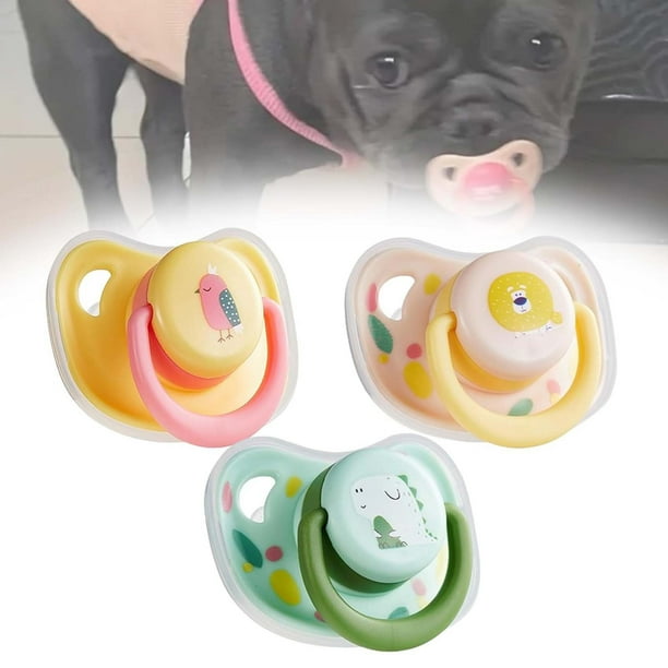 Sokhug Dog Pacifiers, Silicone Puppy Kitten Calming Pacifier, Pet