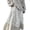 White, variant on Boho Layered Lace Skirt with Detachable A-Line Overlay and Adjustable Tie Waist for Everyday and Wear, White