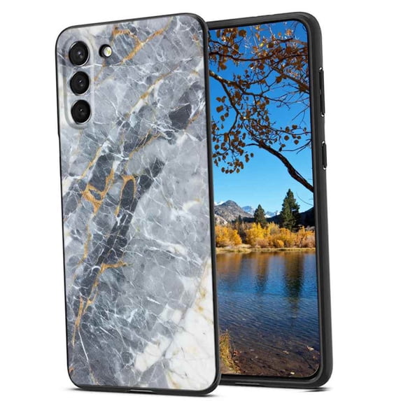 Compatible with Samsung Galaxy S21+ Plus Phone Case, Marble-16-Inch-133 Case Men Women, Flexible Silicone Shockproof Case for Samsung Galaxy S21+ Plus